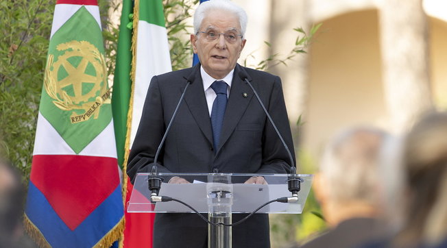sergio mattarella, cerimonia ventaglio