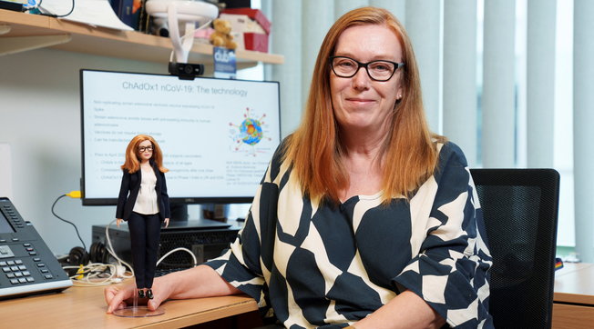 Sarah Gilbert, AstraZeneca, Barbie