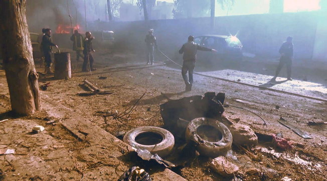 siria azaz attentato strage mercato