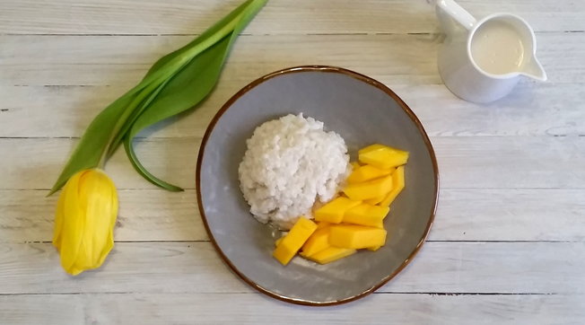 Mango sticky rice, un dolce dal profumo esotico