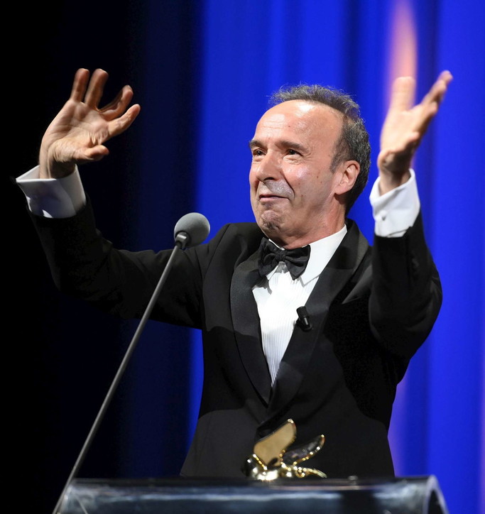 Leone d'Oro alla carriera, lo show di Roberto Benigni a Venezia