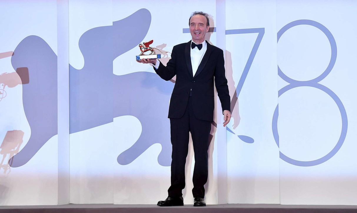 Leone d'Oro alla carriera, lo show di Roberto Benigni a Venezia