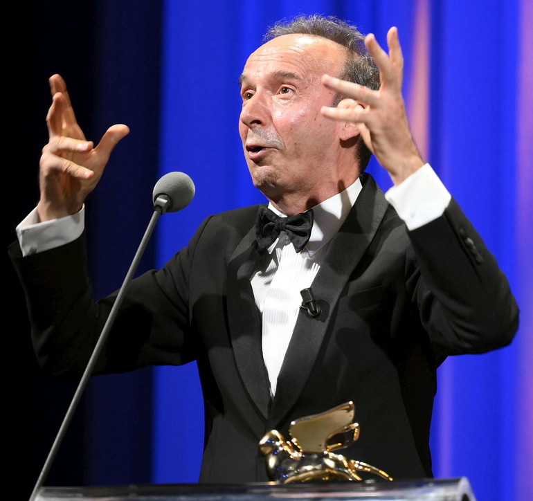 Leone d'Oro alla carriera, lo show di Roberto Benigni a Venezia