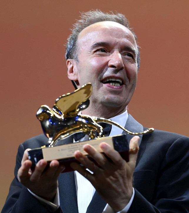 Leone d'Oro alla carriera, lo show di Roberto Benigni a Venezia