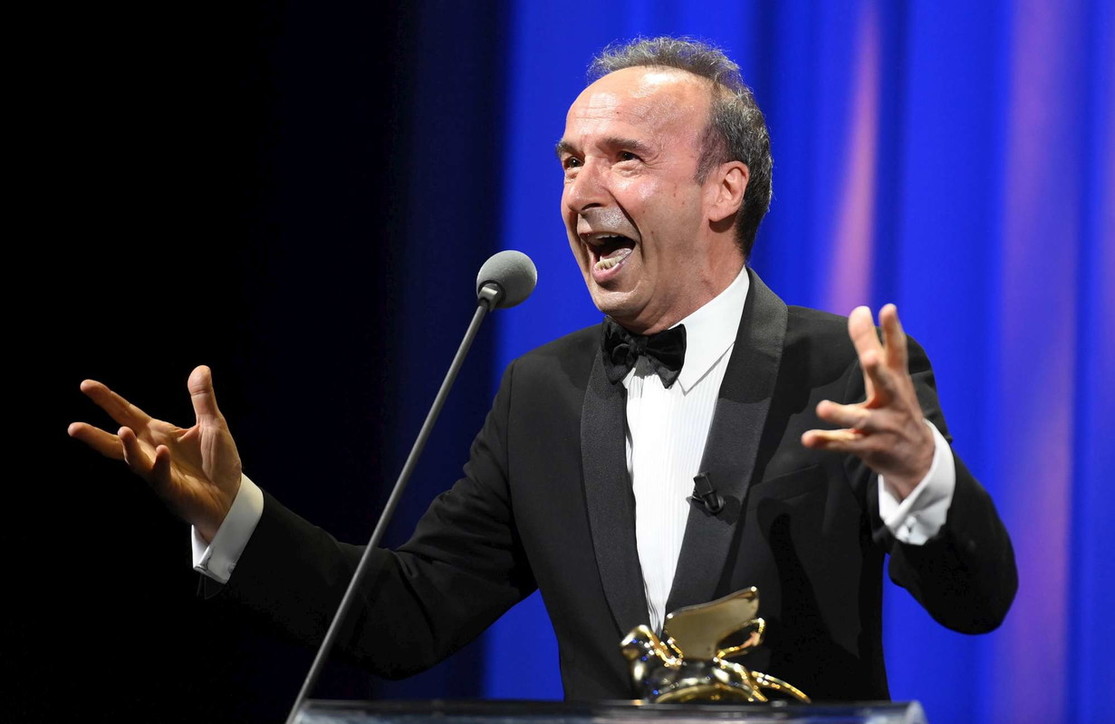 Leone d'Oro alla carriera, lo show di Roberto Benigni a Venezia
