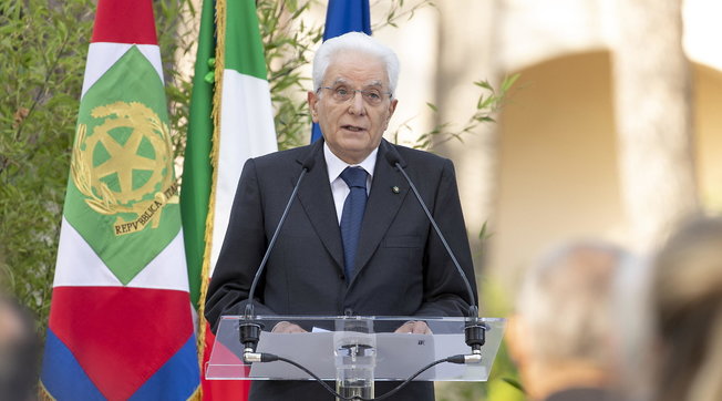 sergio mattarella, cerimonia ventaglio