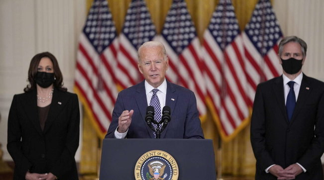 joe biden kamala harris conferenza stampa