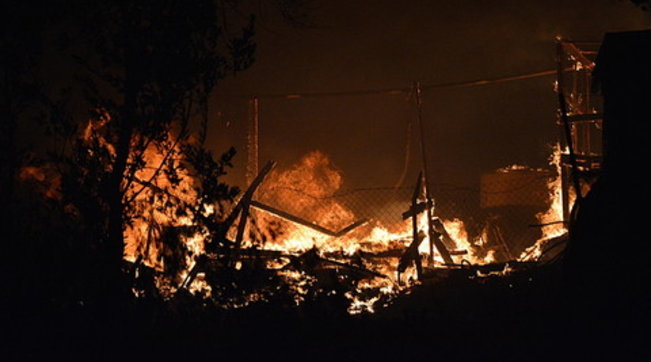 migranti, moria, grecia, lesbo, incendio, campo, profughi