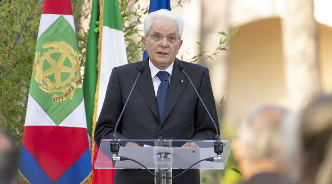sergio mattarella, cerimonia ventaglio