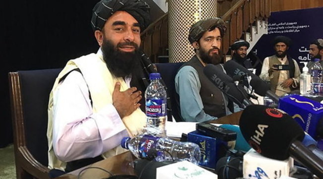 afghanistan, kabul, talebani, conferenza stampa, Zabihullah Mujahid