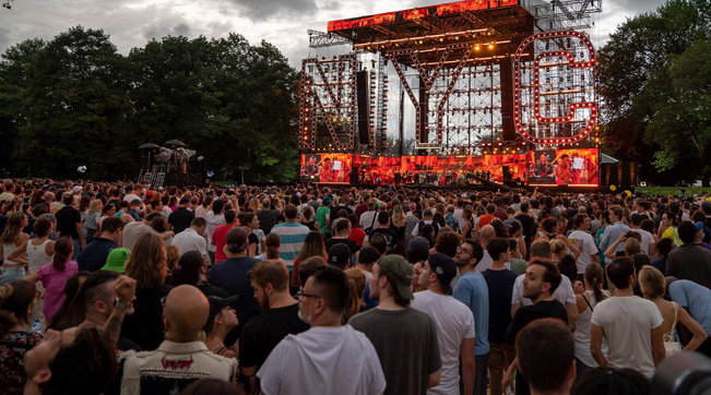 uragano Henri New Tork Central Park concerto evacuato