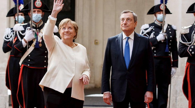 Merkel Draghi
