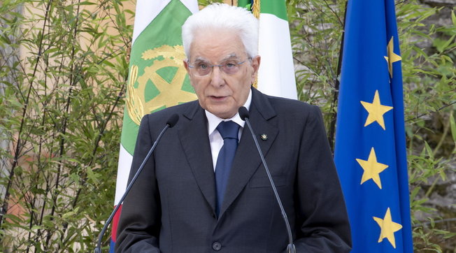 sergio mattarella, cerimonia ventaglio