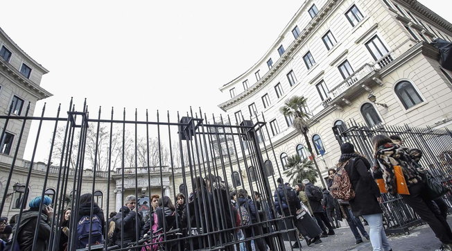scuole evacuate roma