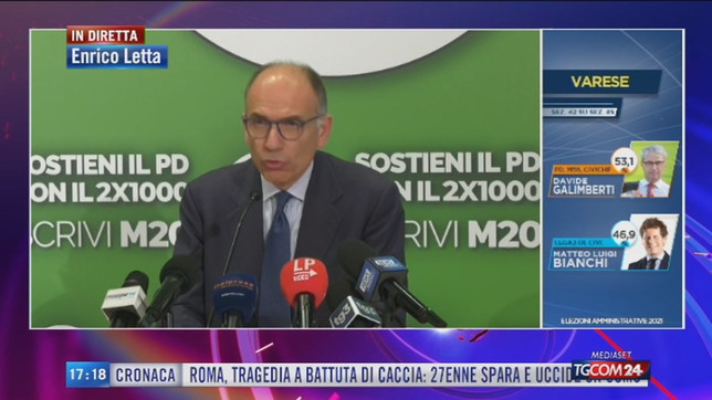 Letta: "Il nostro successo rafforza Draghi"
