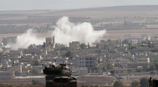 kobane siria raid