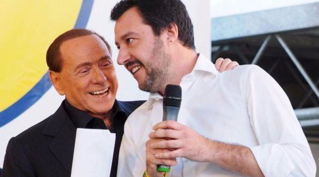 salvini berlusconi arcore