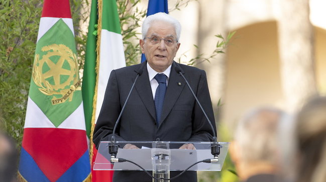 sergio mattarella, cerimonia ventaglio