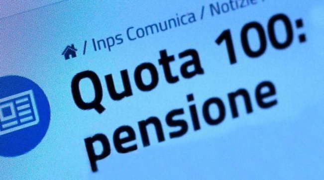 pensione pensioni quota 100