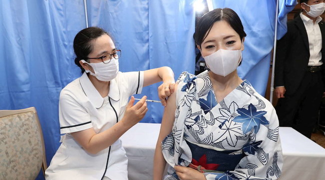 Giappone covid vaccini coronavirus