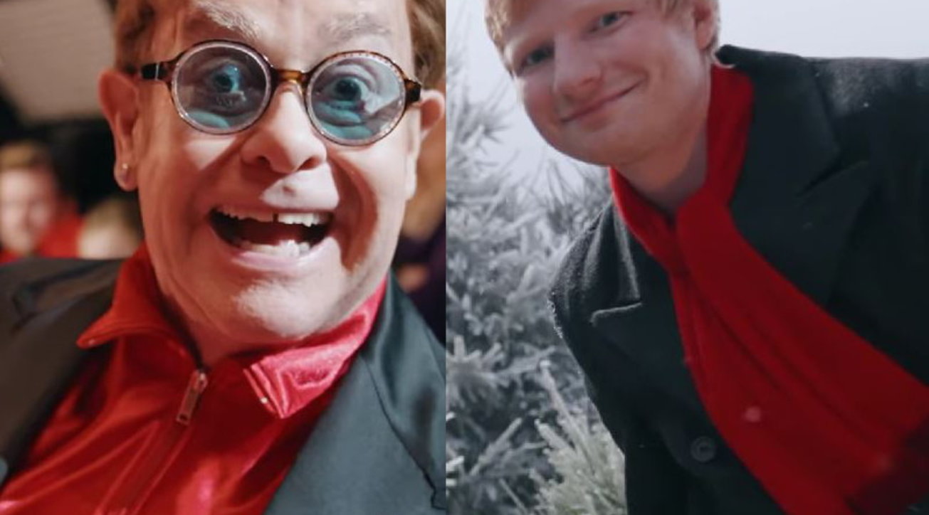 &quot;Merry Christmas&quot; da Ed Sheeran e Elton John: i due big insieme per una canzone natalizia