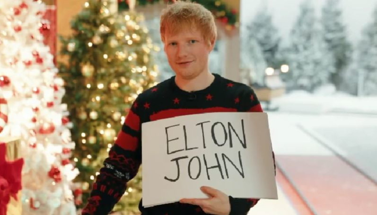 &quot;Merry Christmas&quot; da Ed Sheeran e Elton John: i due big insieme per una canzone natalizia