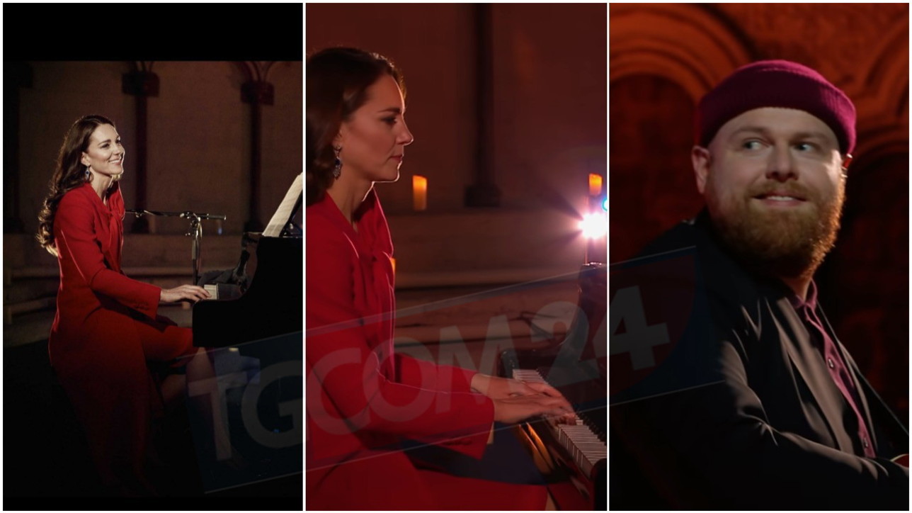 Kate Middleton suona il piano in tv e i sudditi si emozionano