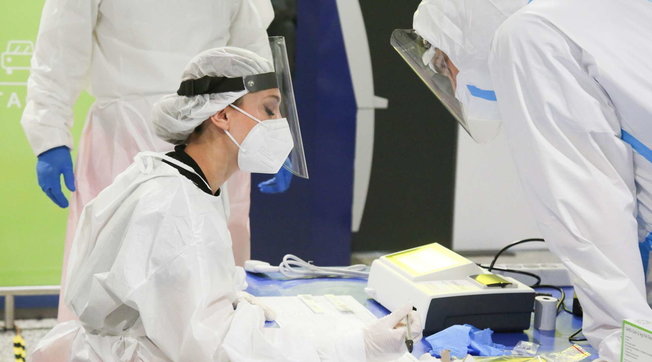cagliari elmas aeroporto tamponi zona bianca