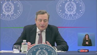Draghi: "Gran parte dei problemi dipende da no vax"