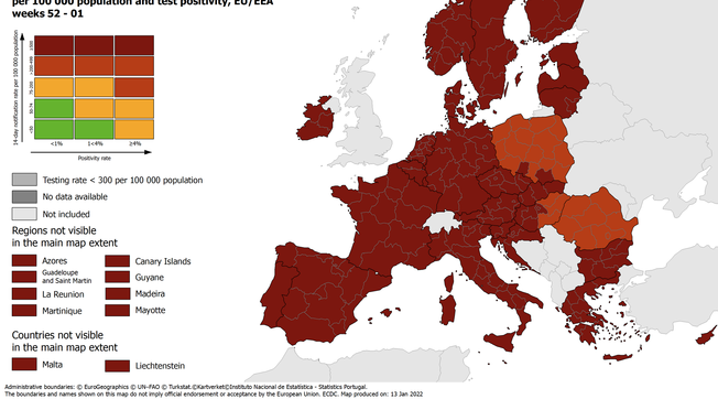 mappa covid ecdc