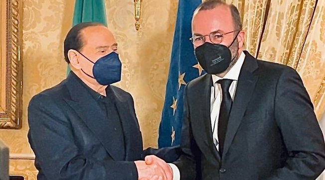 silvio berlusconi, weber