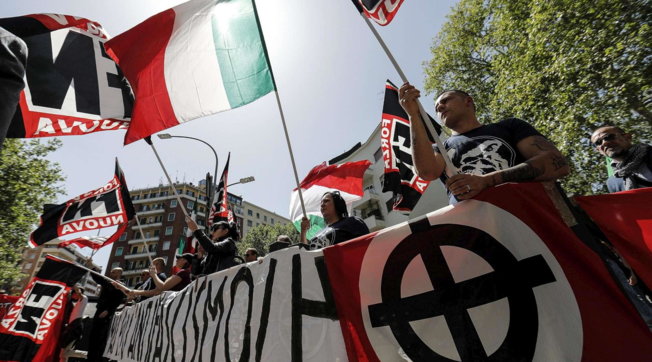 Forza Nuova, 25 Aprile, roma