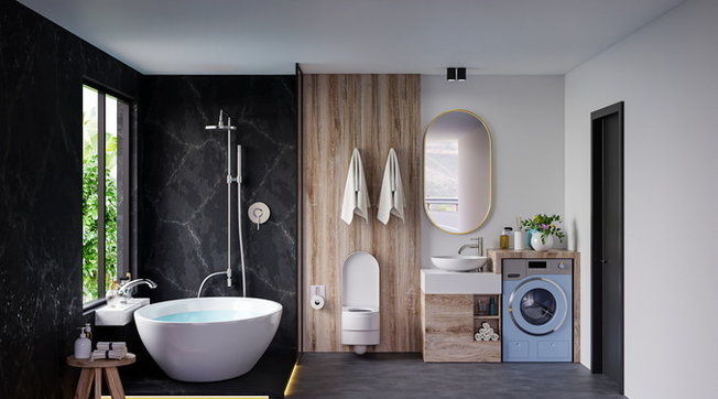 Tendenze: cinque dritte per arredare il bagno (anche minuscolo)