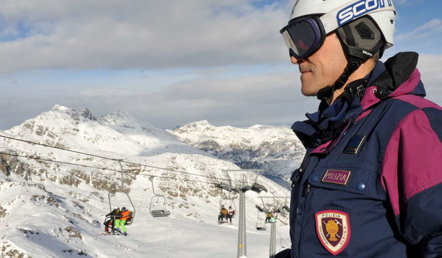 polizia piste sci