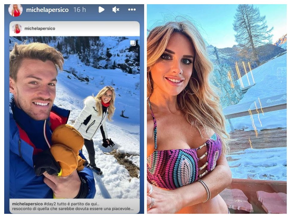 Michela Persico in bikini sulla neve, bomba sexy tra allenamenti e
