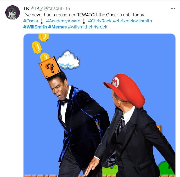Oscar, lo schiaffo di Will Smith a Chris Rock scatena i meme, guarda i più esilaranti