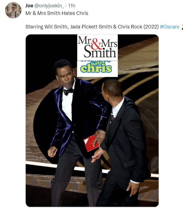 Oscar, lo schiaffo di Will Smith a Chris Rock scatena i meme, guarda i più esilaranti
