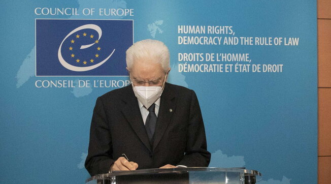sergio mattarella consiglio d'europa