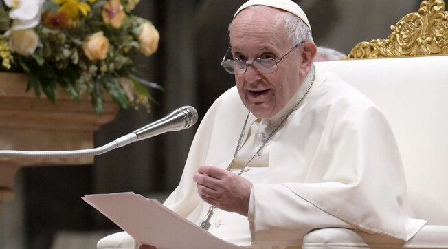 Papa Francesco Veglia Pasqua pasquale 2022 San Pietro