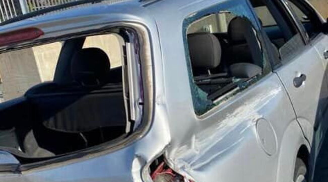 roma, cucchi, incidente, autostrada, auto pirata