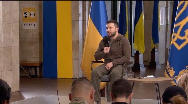 zelensky metro kiev