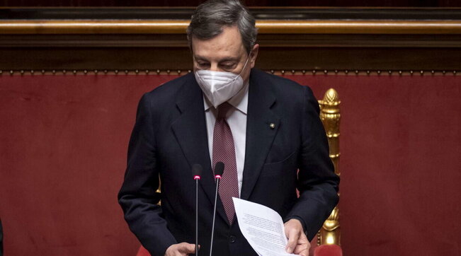 governo Draghi fiducia Senato