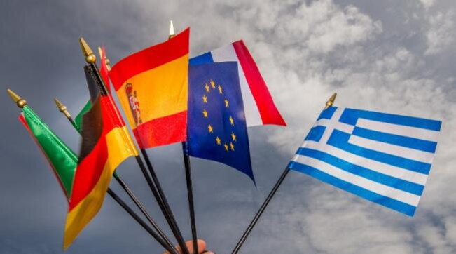bandiera, grecia, Ue