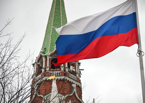cremlino, russia, bandiera, generica, mosca