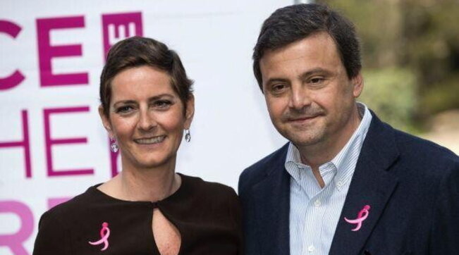 Calenda e moglie