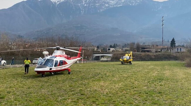 Soccorso Alpino e Speleologico Lombardia jet caduto