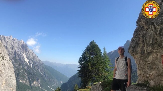 udine, Monte Matajur, ferrata palma, escursionista, disperso, vivo, gianpaolo baggio
