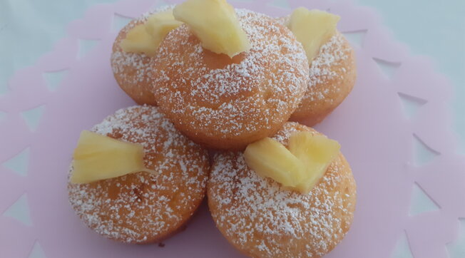 Muffin ananas e cocco