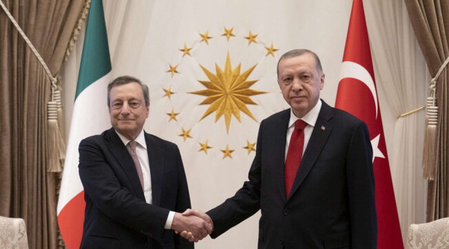 Turchia, Draghi incontra Erdogan ad Ankara
