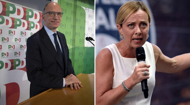 combo letta meloni